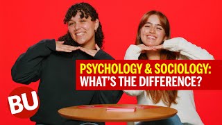 Psychology vs Sociology What’s the Difference Between the Majors [upl. by Ettenaej]