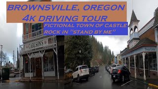 Brownsville Oregon  4k Driving Tour  Stand by Me [upl. by Tsai]