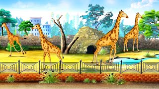 Giraffe Song  Animal Nursery Rhymes for Kids  Cartoonic94 [upl. by Nwahsed]