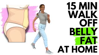 15 Minute Walking Exercises to Lose Belly Fat [upl. by Oniger]