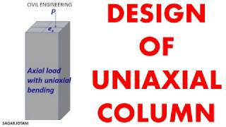 Design of uniaxial column [upl. by Giusto]