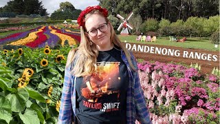 Melbourne Kabloom Flower Festival  Dandenong Ranges Victoria vlog [upl. by Lagiba657]