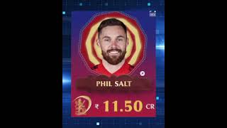 RCB bought this players in auction cricket cricket iplallteam ipl auction2024 [upl. by Otsenre79]