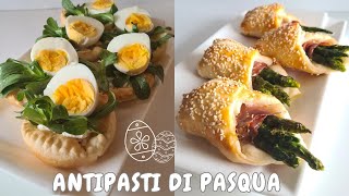 ANTIPASTI DI PASQUA FACILI  Menù di Pasqua  Antipasti veloci pasta sfoglia  EASTER APPETIZER [upl. by Concoff81]