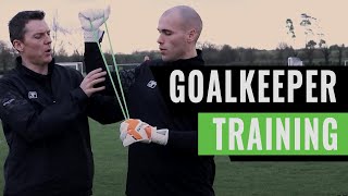 GOALKEEPER TRAINING  HOW TO WARM UP  PRE TRAINING [upl. by Diarmit]