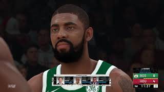 NBA 2K19  Boston Celtics vs Houston Rockets City Earned Jerseys [upl. by Forest554]