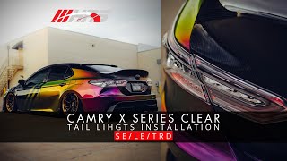 HRS 201824 Toyota Camry X Series Tail Lights Intallation on SELETRD [upl. by Jaquelin]