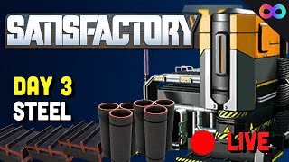 EASY Steel Starter Factory  Satisfactory [upl. by Yakcm589]