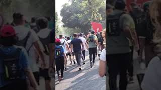 Delhi Marathonrunning viralvideo viralreels viralshort dehlimetro exercise runningmotivation [upl. by Panthea]