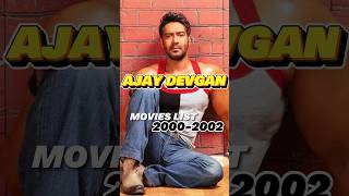 AJAY DEVGAN MOVIES LIST 20002002 ajaydevgan filmography bollywood [upl. by Retsim]