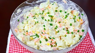 SALADA DE MAIONESE SIMPLES FÁCIL E RÁPIDA [upl. by Shriner]