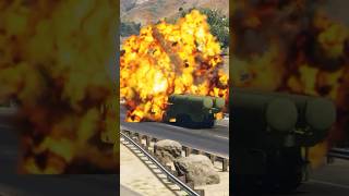 IRANs surprise attack on Israeli S500 missile system convoy GTAv shorts gta5 [upl. by Seni]