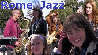 2023 Rome Jazz in Giardino Borghese  Englishman in New York  Sting  Saxophone Guitar Jazz cover [upl. by Saffren]