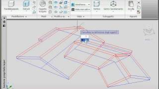 Tetto 3D a più falde in AutoCAD 2010 [upl. by Alyl]