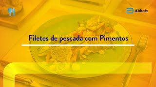 Receita  Filetes de Pescada com Pimentos [upl. by Woodall]