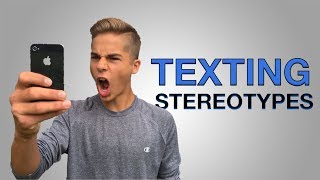 Texting Stereotypes Inspired by Dude perfect [upl. by Norac]