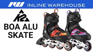 K2 Charm amp SK8 Hero BOA ALU Skate Review [upl. by Allx955]