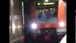 Stadtmitte  SBahn Stuttgart mit ET 420  ET 423 [upl. by Sakhuja588]