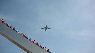 Fly Over Paul Brown Stadium C5 Galaxy [upl. by Hametaf570]