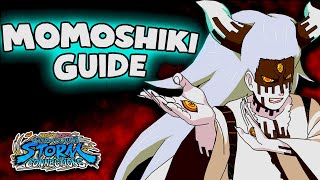 Momoshiki Character Guide  OP Chakra Absorb Naruto Storm Connections [upl. by Aytnahs]