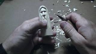 Whittling a wood spirit How to [upl. by Amery]