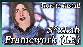 Skyrim LESE  How to Install LoversLab Framework [upl. by Lupee]