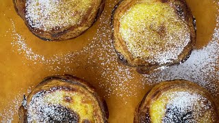 How to Make Pastéis de Nata AKA Portuguese Custard Tarts  Cupcake Jemma [upl. by Eelek]