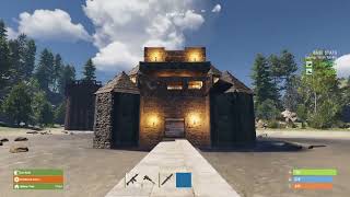 The Castle base tour  Rust Console Testing Branch Builders Paradise [upl. by Yla]