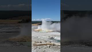 Clepsydra Geyser in Yellowstone [upl. by Nahsed505]