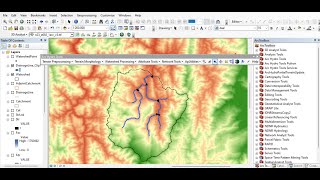 Download Install and Perform Watershed Delineation with ArcHydro Tool [upl. by Aihk]