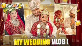 Big day😍My wedding vlog  Part 1  Paras thakral [upl. by Eatnad223]