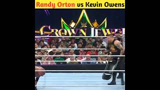 Randy Orton RKOs Adam Pearce Crown Jewel 2024 shorts wwe [upl. by Amalie508]