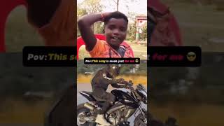 Gadi Lamborghini Peele rang Di 😱😱😱 OMG child voice music funny [upl. by Gerianna]