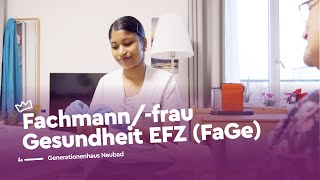 Fürsorgen als Fachmannfrau Gesundheit EFZ  Generationenhaus Neubad  Lehrstellenvideo  Yousty [upl. by Healy]