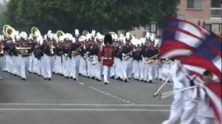 Beckman HS  Anchors Aweigh  2011 Duarte Route 66 Parade [upl. by Airotcivairam]