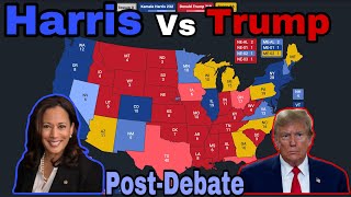 UPDATED 2024 Election Prediction  Kamala Harris Vs Donald Trump [upl. by Ilaire]