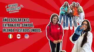 🔴 Webinar informativo Estudiar un año en el extranjero Irlanda Canadá y Estados Unidos [upl. by Cornish]