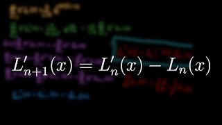 Laguerre Polynomials Derivative Recurrence [upl. by Dosi]