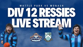 DIV 12 RESSIES LIVE STREAM  Wattle Park vs Monash Round 4 [upl. by Eneleahs]