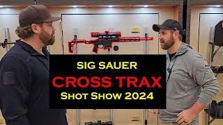 The SIG CROSS TRAX A New Compact Hunting Rifle  SHOT Show 2024 [upl. by Skardol]