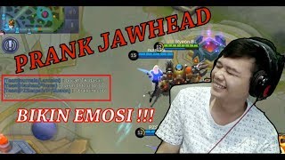 NGEPRANK PAKE JAWHEAD BIKIN TEMEN EMOSI [upl. by Aititel78]