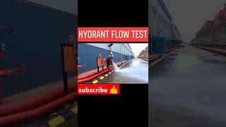 Fire hydrant flow test firehydrant fire firefighters firebrigade firehydranttesting wiralshort [upl. by Aeslehs]