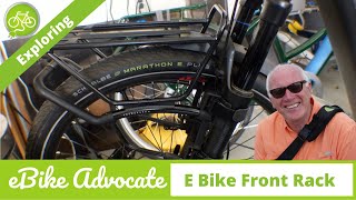 E Bike Front Rack for Suspension Forks [upl. by Wilonah369]