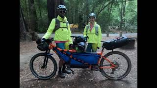 Pacific Coast bicycle tour 2022 Pfeiffer Big Sur State Park to limekiln campground [upl. by Meeki146]