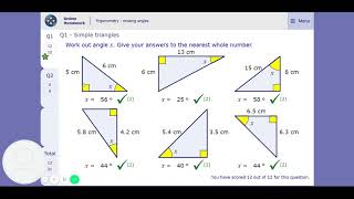 MyMaths Tutorial Trigonometry missing angles [upl. by Storz]