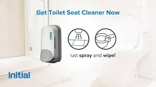 Initial Toilet Seat Cleaner [upl. by Oringas]