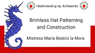 Brimless Hat Patterning and Construction [upl. by Araic330]