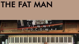 Full New Orleans Piano Tutorial THE FAT MAN [upl. by Catt]