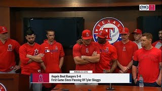 Angels heartbreaking address to Tyler Skaggs  FOX Sports West [upl. by Nottage]