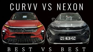 Tata Curvv 2024 vs Nexon 2024  Detailed Comparison with Price amp Features [upl. by Tandie]